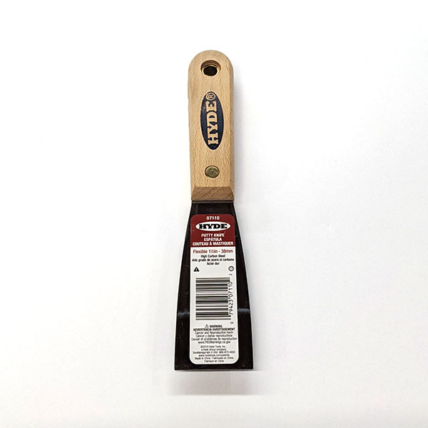 Hyde 1 1/2″ Flex Putty Knife Wood